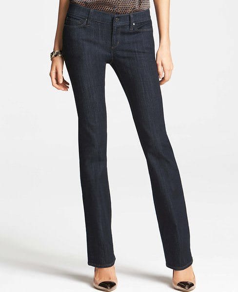 modern boot cut jeans