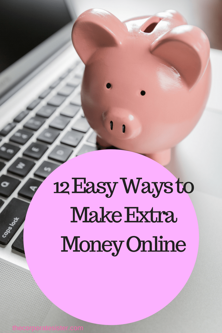 12 Easy Ways To Make Extra Money Online The Corporate Sister - shop and earn cash back with ebates love to shop online well you ve found the app that pays you to do it not only does it provide you with the best